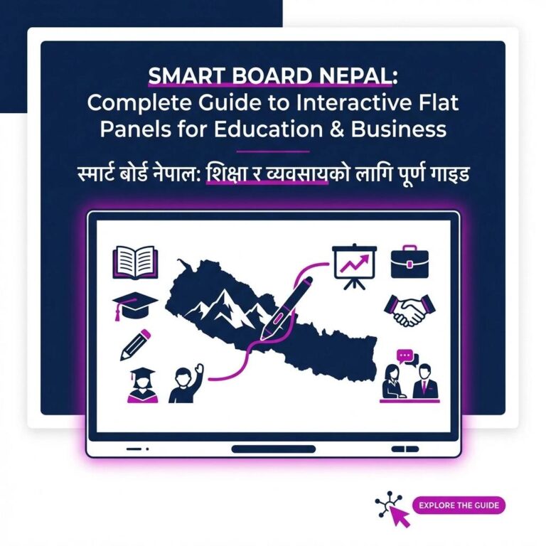 interactive flat panel for business and education