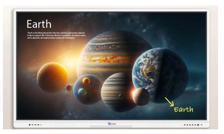 projectors with interactive displays