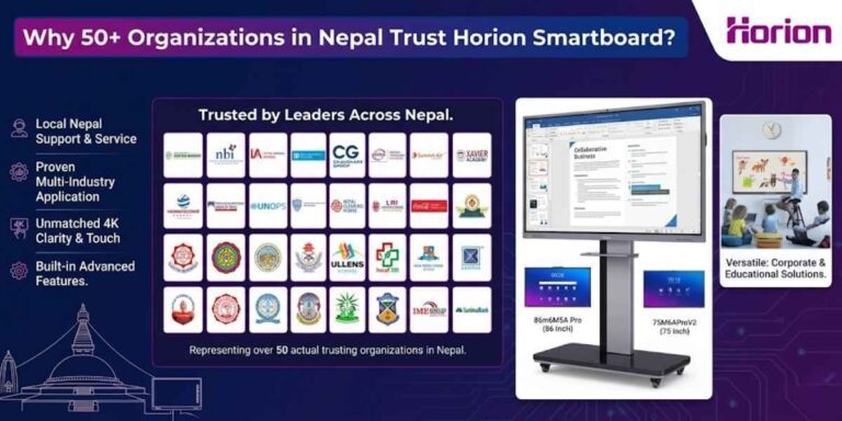 Why 50+ Organizations in Nepal Trust Horion Smartboard?